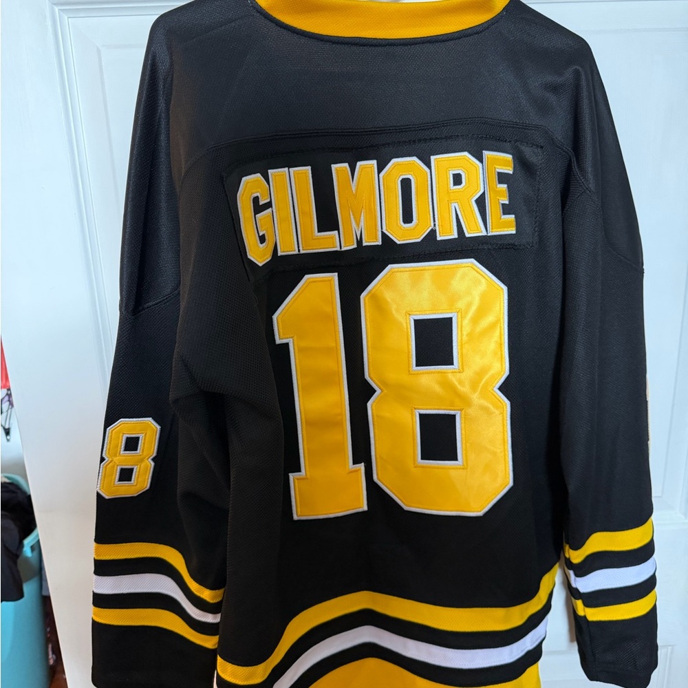 Boston Black & Yellow Hockey Jersey